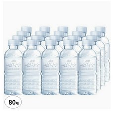 제주 삼다수 330ml(무라벨), 80개, 330ml
