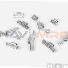 알루미늄 납 커튼추 추가무게 40g 20개입 커튼하단무게추