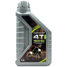 CARPARTGO 4T CITY 15W40 合成摩托車機油 0.8L，有效清潔引擎，減少積碳產生, 1個, CARPARTGO 4T 15W40