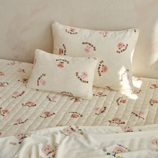 돗투돗 베베허그 플라넬 극세사 베개 커버, 베개커버