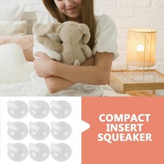 애완 동물 사운드 메이커용 스퀴커 교체품 강아지 고양이 수리용 원형 소음 모듈, 1개, 기본