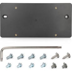 8V5827113B9B9 후면 번호판 마운트 태그 브래킷 2002-2022 아우디 A3 A4 A5 A6 S3 S4 S5 S6 Q5 Q7 RS5 SQ5 교체 # 8T0827, 8V5827113B9B9 후면 번호판 마운트 태그 브래, 1개