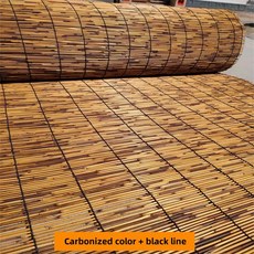 리프터가있는 야외 스크린 천연 리드 커튼 롤러 블라인드 음영 창 커튼 홈 가든 티, maroon without hook