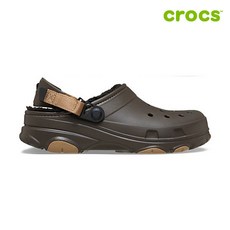 크록스 올터레인 라인드 클로그 공용 털샌들 207936-206_CA