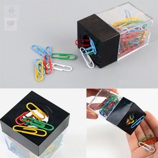 아띠디자인 자석 클립통 클립보관함