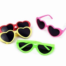 유아용 코스튬 장난감 하트 안경 선물용상자, 레드