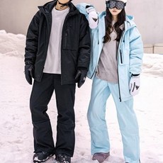 스포츠웨어 윈터브리즈 스키 스노우보드 상하 세트 경량 방한 방수 방풍 스판 팬츠 바지 남성 여성