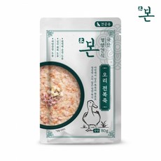 본 영양간식 오리 전복죽 80g 강아지 캔, 6개
