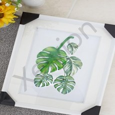 트레분 리프 입체 액자 2타입 대 벽인테리어액자 사무실그림액자 현관액자 벽액자, (A:Type)