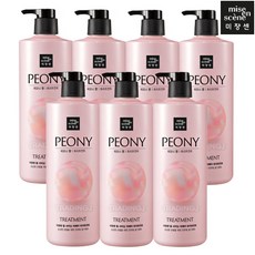 미쟝센 펄샤이닝 리페어 피오니 트리트먼트 1000ml 대용량 손상모발, 1L, 7개