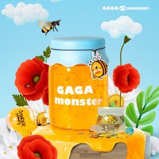 【GAGAmonster】蜂蜜史萊姆 濃稠滑順假蜜質地 拉絲壓泡都好玩 台灣製商檢合格, 1個