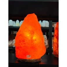 麗玫鹽燈 大鹽燈 帝王紅鹽燈 寬25高42, 搭配陶瓷燈頭加粗可調光保險絲電線