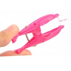 귀여운 옥상 베란다 빨래 고정 돌고래 모양 집게 12개