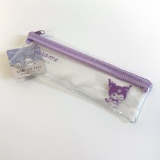 일본 정품 산리오 슬림 미니필통 펜케이스, 1개, 퍼플