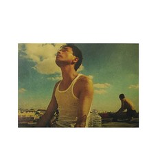 포스터리 홍콩 빈티지 영화 포스터 30종 화양연화 중경삼림 해피투게더 장국영 이소룡 주윤발 레트로 크라프트지 대형 52x36cm 벽꾸미기, P58 장국영