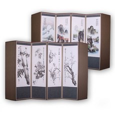 (두레공예사) 반야 6폭 병풍 (병풍커버포함) ths+685tY