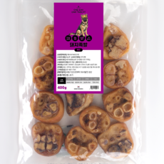 원데이 강아지 수제간식 8종, 1세트, 400g, 돼지족발