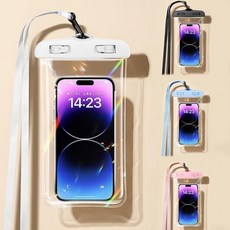 [로디몰] 방수팩 휴대폰방수 여름 물놀이 워터파크 테블릿 방수파우치 KK956, 1개, 블루