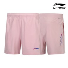 리닝 팬츠 AAPW038-3 핑크 여성 반바지 배드민턴 하의 오남스포츠