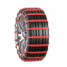 타이어 벨트 스노우체인 우레탄 우레탄체인 겨울용품 거빈, 4. 비상용 미끄럼 방지 타이 1줄 A