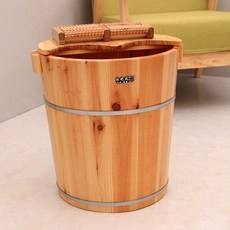 히노끼 족욕통 족욕기 바퀴 전나무 나무통 페디 높이의 바구니 높이 휴대용 1호 마사지, 40고목통+반원뚜껑+마사지휠, 1개, 40 고목통반원뚜껑마사지휠