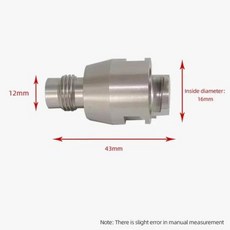 ANEST IWATA WS400 스프레이건 커넥터 일회용 물뿌리개 피팅 스프레이건 컵 어댑터 SATA 스프레이건 캔, 1개
