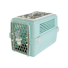 ACEPET愛思沛 天窗型寵愛籠 寵物外出籠 No.843 (藍/奶茶), 藍, 1個