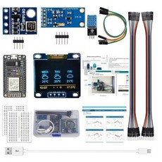 DIY IoT 스마트 날씨 관측 키트 - ESP8266 센서 모듈 OLED 디스플레이 포함, 1세트
