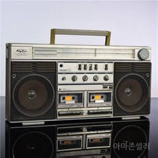 빈티지 라디오 옛날 카세트 테이프 플레이어 레트로 감성 소품 복고풍 레코더 인테리어 장식, E. 듀얼 SIM