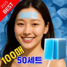 탑코이 쿨패치 쿨링 썬패치 쿨팩 해열 패치, 100개