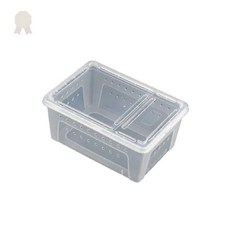 파충류 관리 투명 사육 케이스 환기 시스템 뚜껑 일체형 곤충 보관 관찰함, 1개, 상세페이지 참조