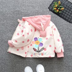 萱寶媽咪baby童裝館 026粉點點花夾克