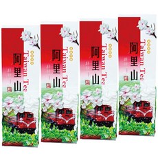 龍源茶品 阿里山手採花果香茶葉 附提袋 SGS檢驗合格高山茶葉, 1個, 150g, 4個裝