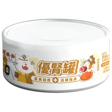 nu4PET陪心 貓咪優腎罐 腎臟保健 低磷貓罐, 1個, 陪心優腎罐80g-薑黃雞鹿*24