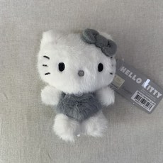 (정품) 산리오 모노 보송털 키티 한교동 초코캣 인형키링, 1개, 9cm