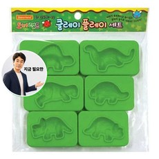 쌍문상회 지금 필요한 조형도구 찰흙 6종 몰드-공룡친구 -33839 도너랜드 K31872EA, 본상품