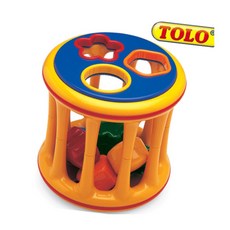 구르는 도형퍼즐 학습교구 도형끼우기 블록완구