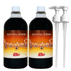 홍치마 대용량 헛개열매차 원액 엑기스 고농축 헛개수 나무 액상 1000ml 다홍치마 (물병 X), 2개, 1L