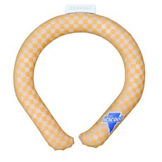 icicool 펫 넥밴드 바둑 Medium, 오렌지, 1개