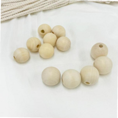 우드비즈 우드 구슬 볼 (10개) 마크라메 재료 20mm 25mm, 20mm (10개)