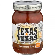 Texas Texas 레스토랑 스타일 미디엄 살사 473.2ml(16온스) 215936, Texas Texas, 레스토랑 스타일 미디엄 살사,, 454g, 1