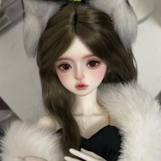 BJD娃娃 4分女娃 艾寇sd娃娃 少女氣質娃 女神娃娃 正版娃娃 關節可動 人形玩偶 化妝人偶 生日禮物 交換禮 四分, 膚色：淺普,4分女關節手一對, 1個