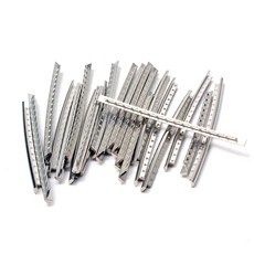 24pcs/ 세트 스테인리스 스틸 기타 프렛 와이어 24 지문 프렛 어쿠스틱 기타 부품 용 2.7mm