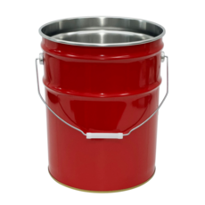 페일 20리터 빨강 양동이 깡통 불멍 DIY 원통 구리스 페인트 CAN (뚜껑 없음 캔만 판매), 1개