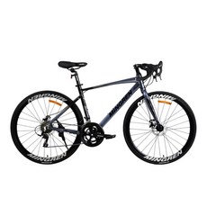 NEW 風速16SP 碟煞彎把公路車異形油壓破風鋁合金隱藏式內走線前後機械式碟煞700C雙層40h車圈, 1個, 閃黑/（包管截色）科技藍