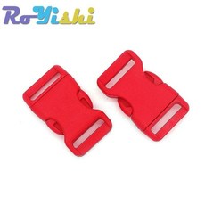 파라코드 팔찌백백용 개팩 플라스틱 윤곽 측면 릴리스, 1개, 9. Red