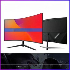 32인치 와이드 모니터 곡선 유튜버 게이밍 고화질 대형 4k 스크린 제품, Z_퓨어블랙 32인치 커브드 2K 120HZ, 1cm