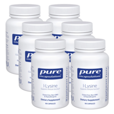 퓨어인캡슐레이션 엘-라이신 L-Lysine, 6개, 90정