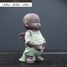 오줌싸개 소년 동상 장식품 조경 분수대 조각상 공원, 작은 마네켄 - 연한 녹색