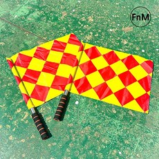 축구 심판 깃발 선심기 부심 주심 경기 용품 라인기 2개 세트, 1개, 상세페이지 참조